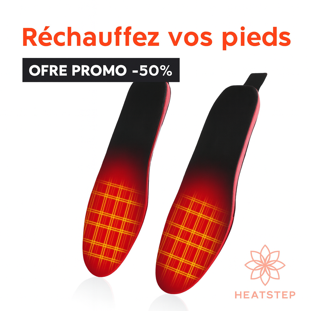 Heatstep™ — Semelles Chauffantes Intelligentes        (-40%)