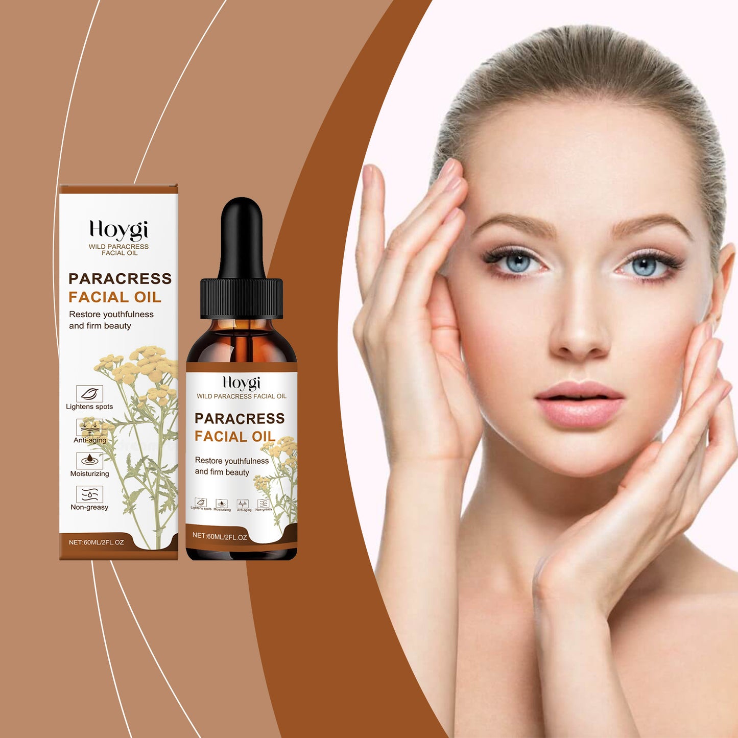 Facial Treatment Oil Improves Skin Dull And Moisturizing